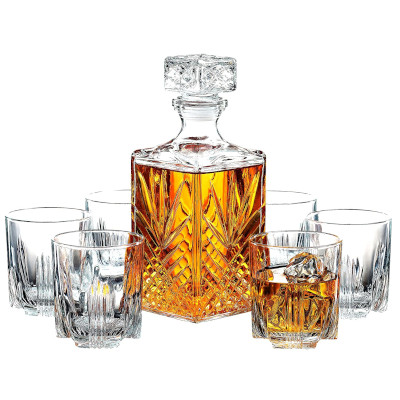 Italian Crafted Glass Decanter