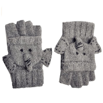 Elephant Knitted Gloves