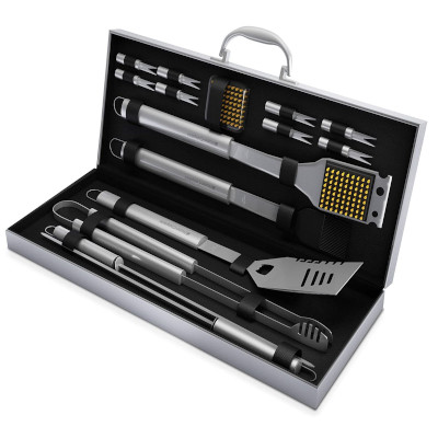 Gifts for Grandpa: Complete BBQ Grill Tool Set