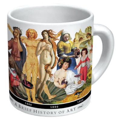 Gifts for History Buffs: History of Art Coffee Mug