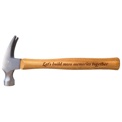 Father of the groom gifts Engraved Hammer
